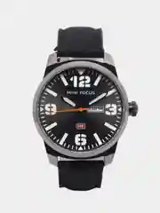 Серый наручные часы Mini Focus MF0032G, мужские, с календарём, в подарочной упаковке