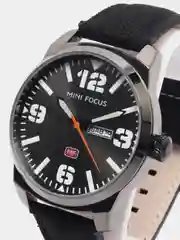 Зеленый наручные часы Mini Focus MF0032G, мужские, с календарём, в подарочной упаковке