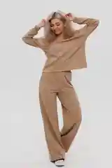 Горчичный костюм женский, спортивный