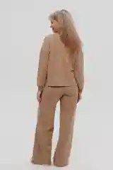 Горчичный костюм женский, спортивный
