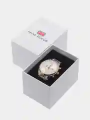 Золотой мужские наручные часы Mini Focus MF0081G с хронографом, в подарочной упаковке