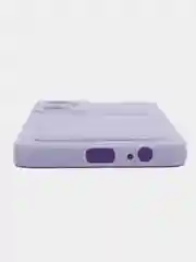 Сиреневый силиконовый чехол для Infinix HOT 20S (Инфиникс Хот 20С), карманом для карт