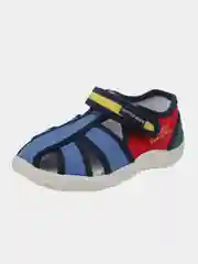 Синий кеды текстильные для мальчика на высокой подошве INDIGO KIDS