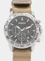 Песочный хаки мужские наручные часы хронограф Ochstin 6117B с хронографом в подарочной упаковке