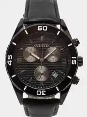 Черный мужские наручные часы Ochstin 6113B с хронографом в подарочной упаковке