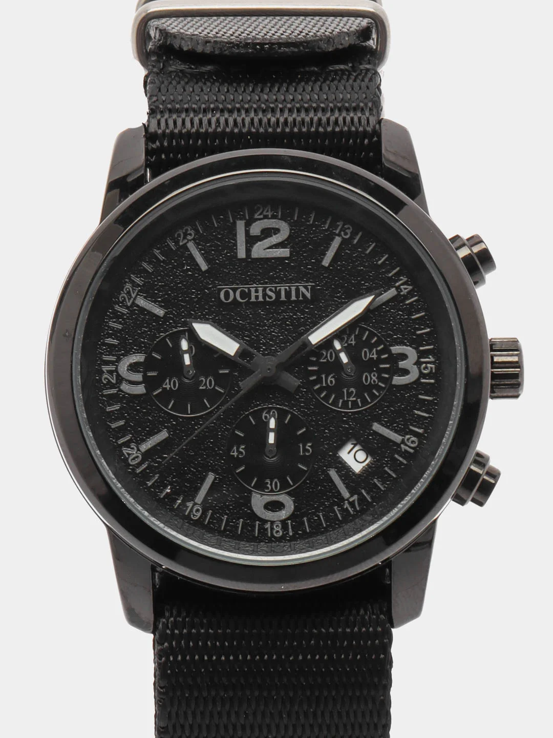 Черный мужские наручные часы Ochstin 7047C с хронографом в подарочной упаковке