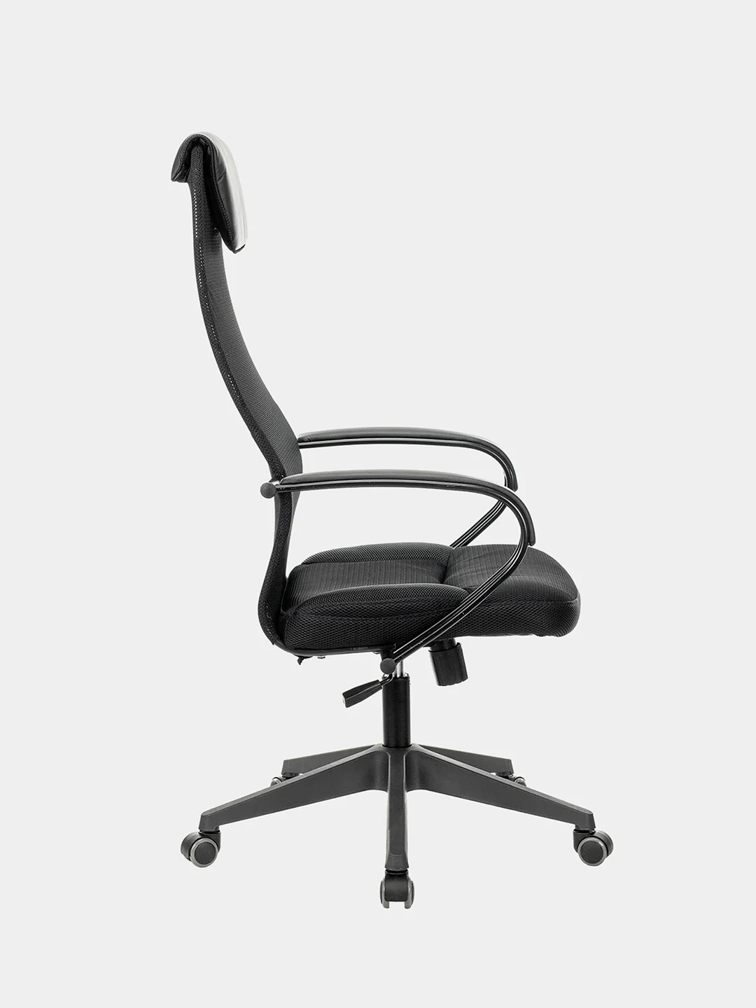 Кресло офисное BRABIX PREMIUM Stalker EX-608 PL, ткань-сетка/кожзам, черное, 532090