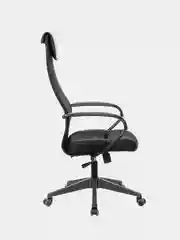 Кресло офисное BRABIX PREMIUM Stalker EX-608 PL, ткань-сетка/кожзам, черное, 532090
