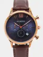 Серебряный мужские наручные часы Ochstin 6129A с хронографом в подарочной упаковке