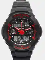 Красный детские спортивные наручные часы Skmei 1060 для мальчиков в подарочной упаковке