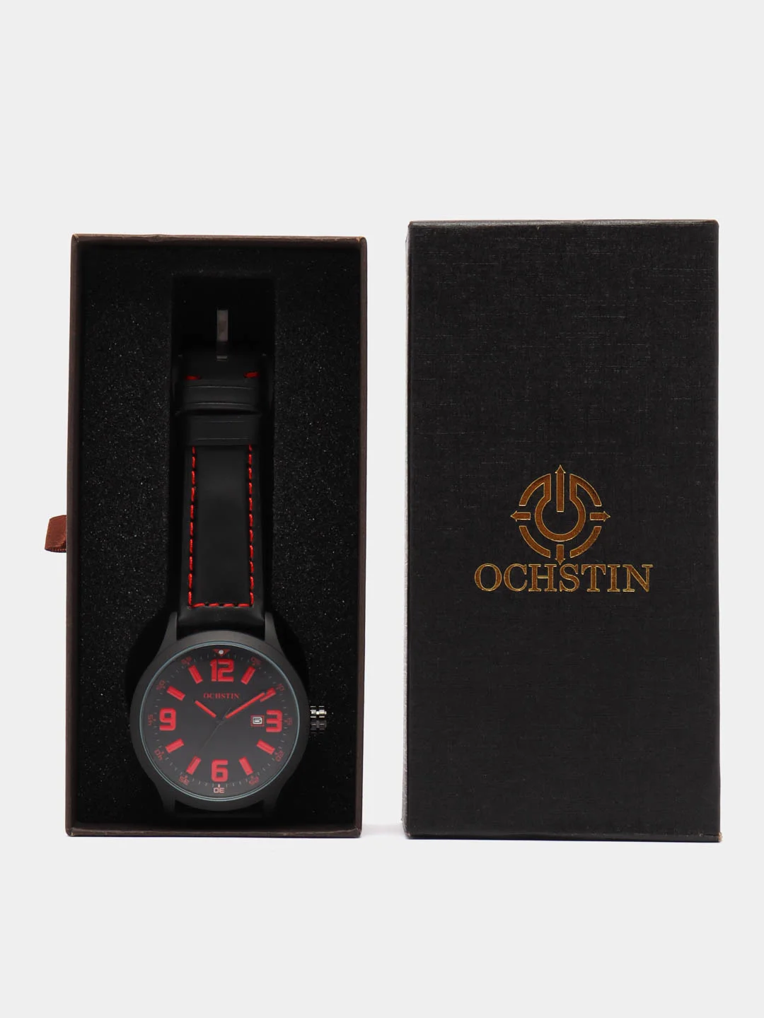 Карамельный мужские наручные часы Ochstin 6054A с хронографом в подарочной упаковке