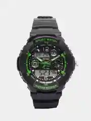 Зеленый детские спортивные наручные часы Skmei 1060 для мальчиков в подарочной упаковке