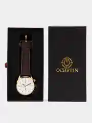 Желтый мужские наручные часы Ochstin 6042A с хронографом в подарочной упаковке