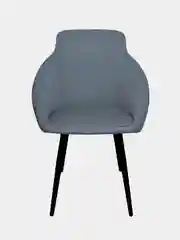 Стул Brabix Acqua Cf-079, серый велюр, металлический каркас