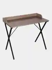 Стол письменный компьютерный на металлокаркасе Brabix Loft Cd-008, цвет морёный дуб 641863