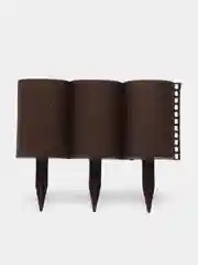Бордюр декоративный "Пеньки", ограждение садовое, 0,15 х 1,6 м, бордюр садовый