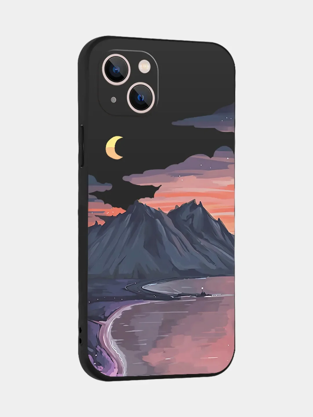 Морской чехол айфон на 11, iPhone 13, 13 Про, Горы, Ландшафт, 6 принтов, чехол iphone 11