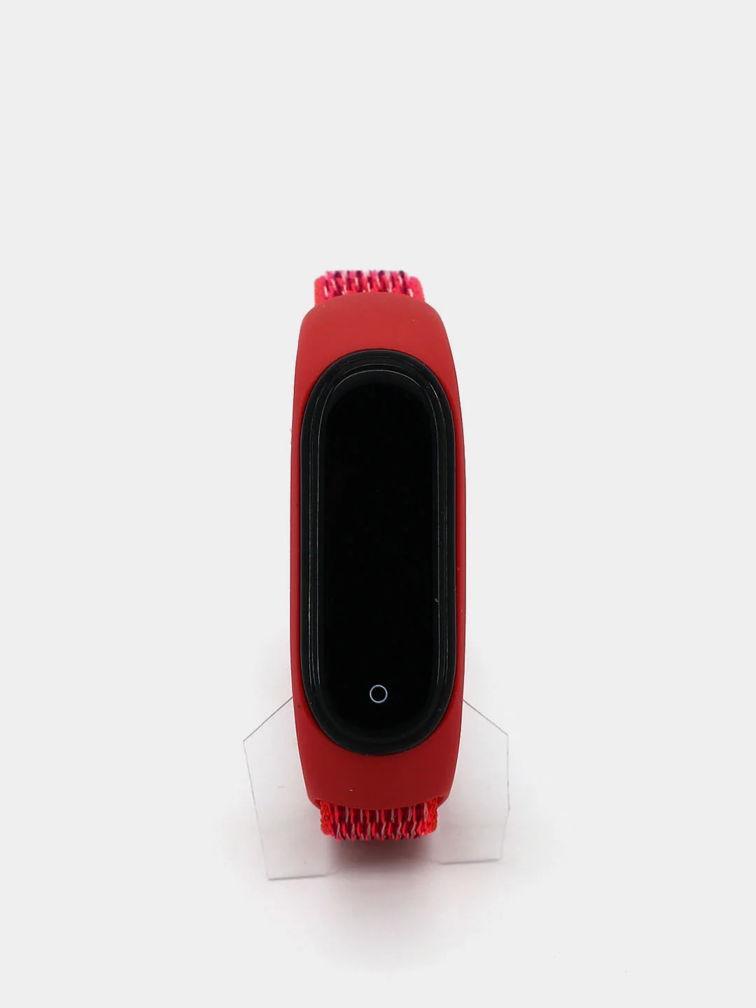 Фуксия ремешок нейлоновый на липучке для Xiaomi Mi Band 3, Mi Band 4, Band 5, Band 6, Mi Band 7