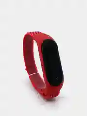 Фуксия ремешок нейлоновый на липучке для Xiaomi Mi Band 3, Mi Band 4, Band 5, Band 6, Mi Band 7