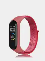 Ремешок нейлоновый на липучке для Xiaomi Mi Band 3, Mi Band 4, Band 5, Band 6, Mi Band 7