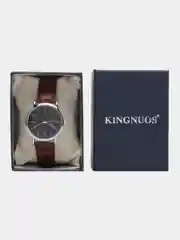 Белый мужские наручные часы KINGNUOS K-017, в подарочной упаковке