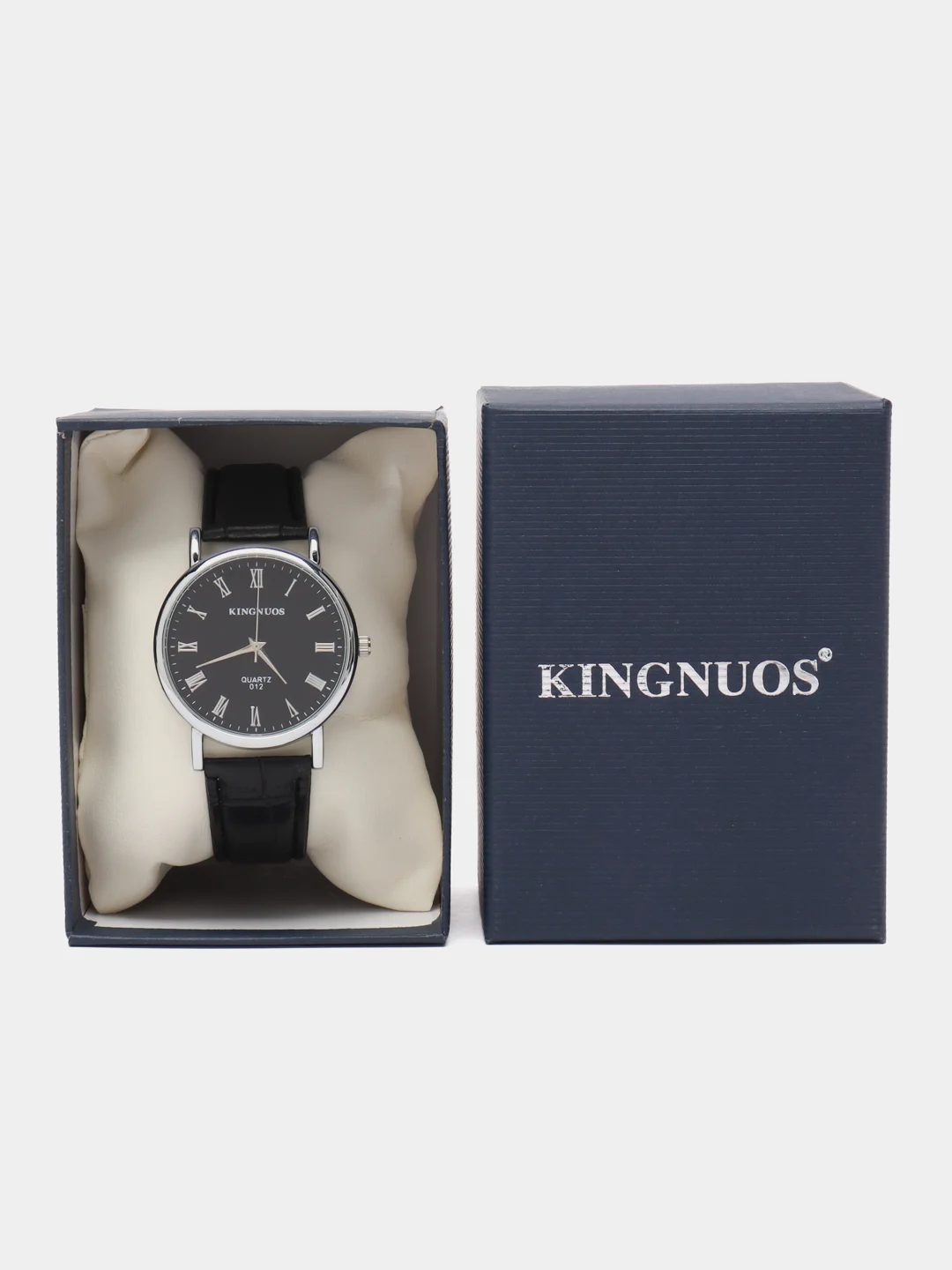 Черный мужские наручные часы KINGNUOS K-012, в подарочной упаковке