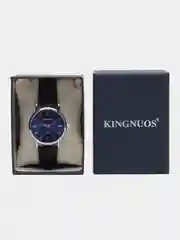 Синий мужские наручные часы KINGNUOS K-012, в подарочной упаковке