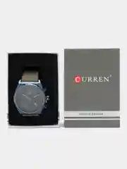 Серый мужские наручные часы  Curren 8392 с хронографом в подарочной упаковке