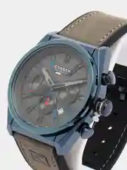 Серый мужские наручные часы  Curren 8392 с хронографом в подарочной упаковке