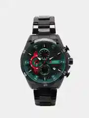 Угольный мужские наручные часы Curren 8402 с хронографом в подарочной упаковке