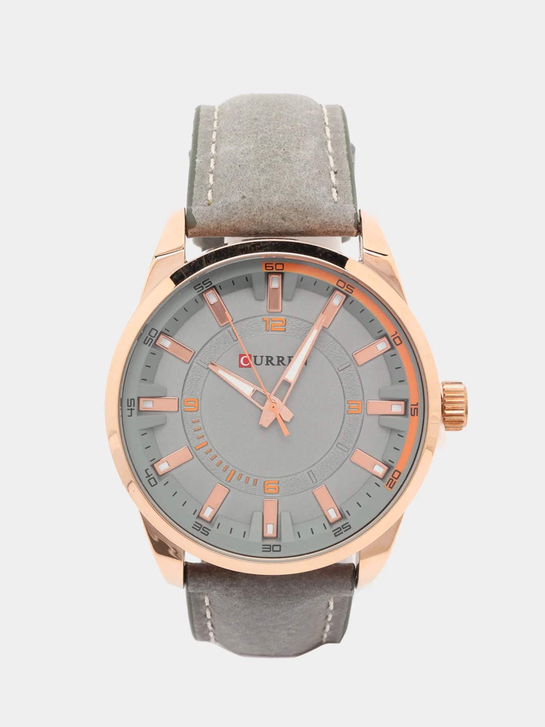 Серый мужские наручные часы Curren 8390 в подарочной упаковке