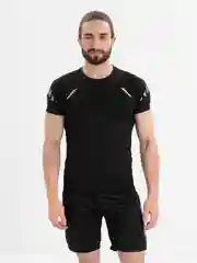 Белый компрессионная футболка спортивная мужская