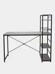 Стол на металлокаркасе Brabix Loft, 1200х520х1200 мм, 3 полки, цвет дуб антик, 641222