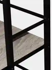Стол на металлокаркасе Brabix Loft, 1200х520х1200 мм, 3 полки, цвет дуб антик, 641222