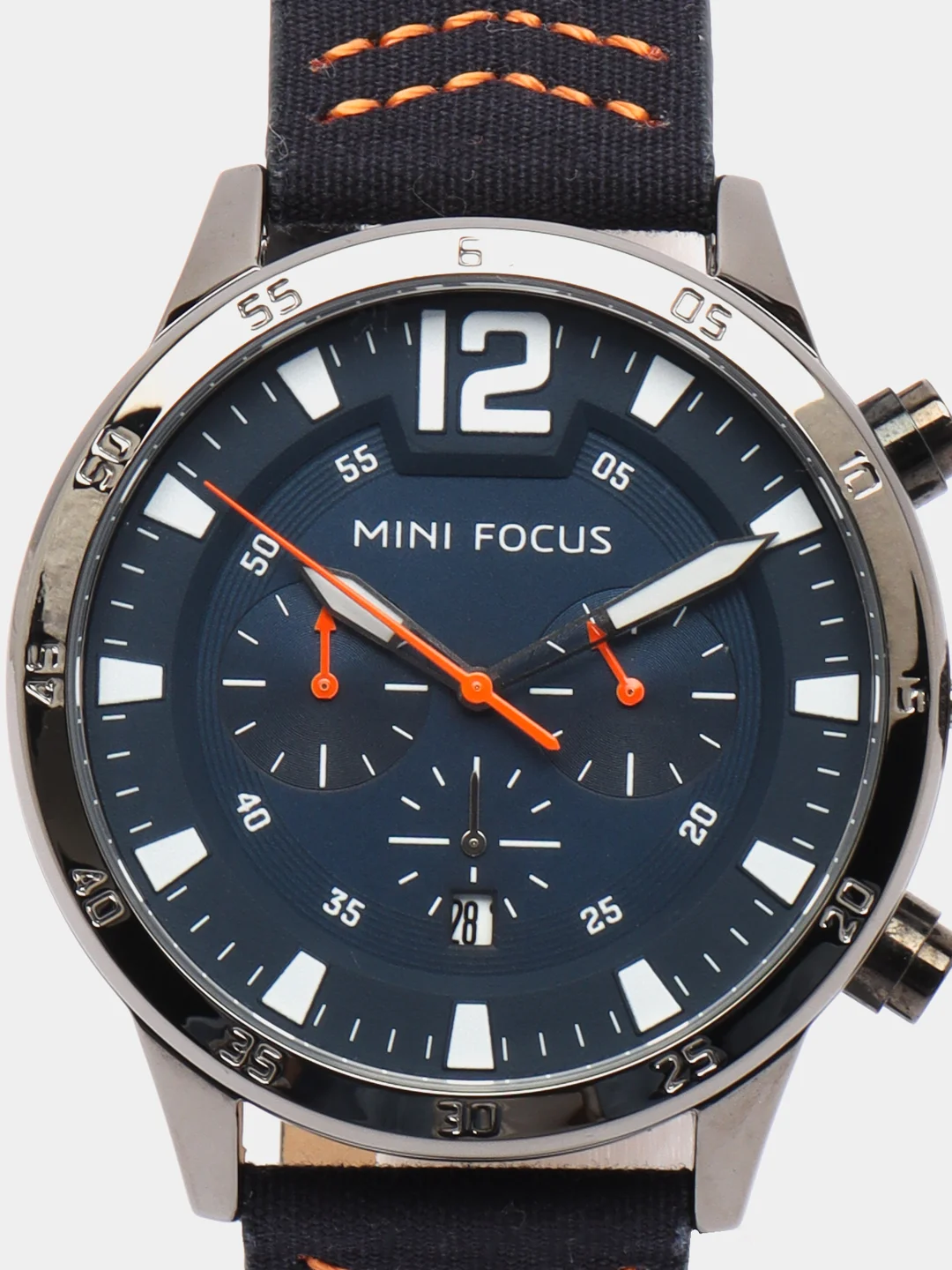 Красный мужские наручные часы Mini Focus MF0006G с хронографом, в подарочной упаковке