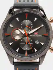 Серый мужские наручные часы Mini Focus MF0011G с хронографом, в подарочной упаковке