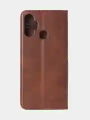 Коричневый чехол-книжка GQ для Infinix Smart 6 Plus, искусственная кожа