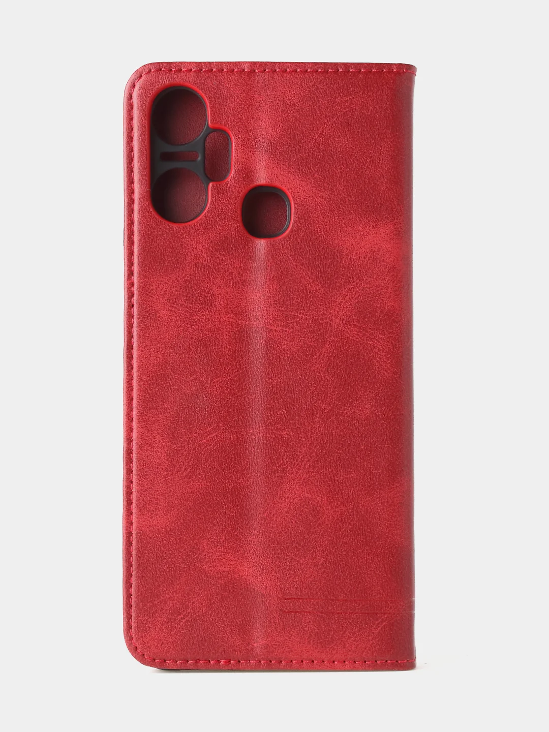 Красный чехол-книжка GQ для Infinix Smart 6 Plus, искусственная кожа