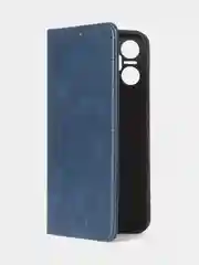 Синий чехол-книжка GQ для Infinix Smart 6 Plus, искусственная кожа