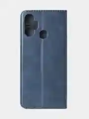 Синий чехол-книжка GQ для Infinix Smart 6 Plus, искусственная кожа