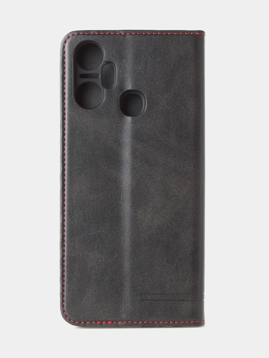 Черный чехол-книжка GQ для Infinix Smart 6 Plus, искусственная кожа