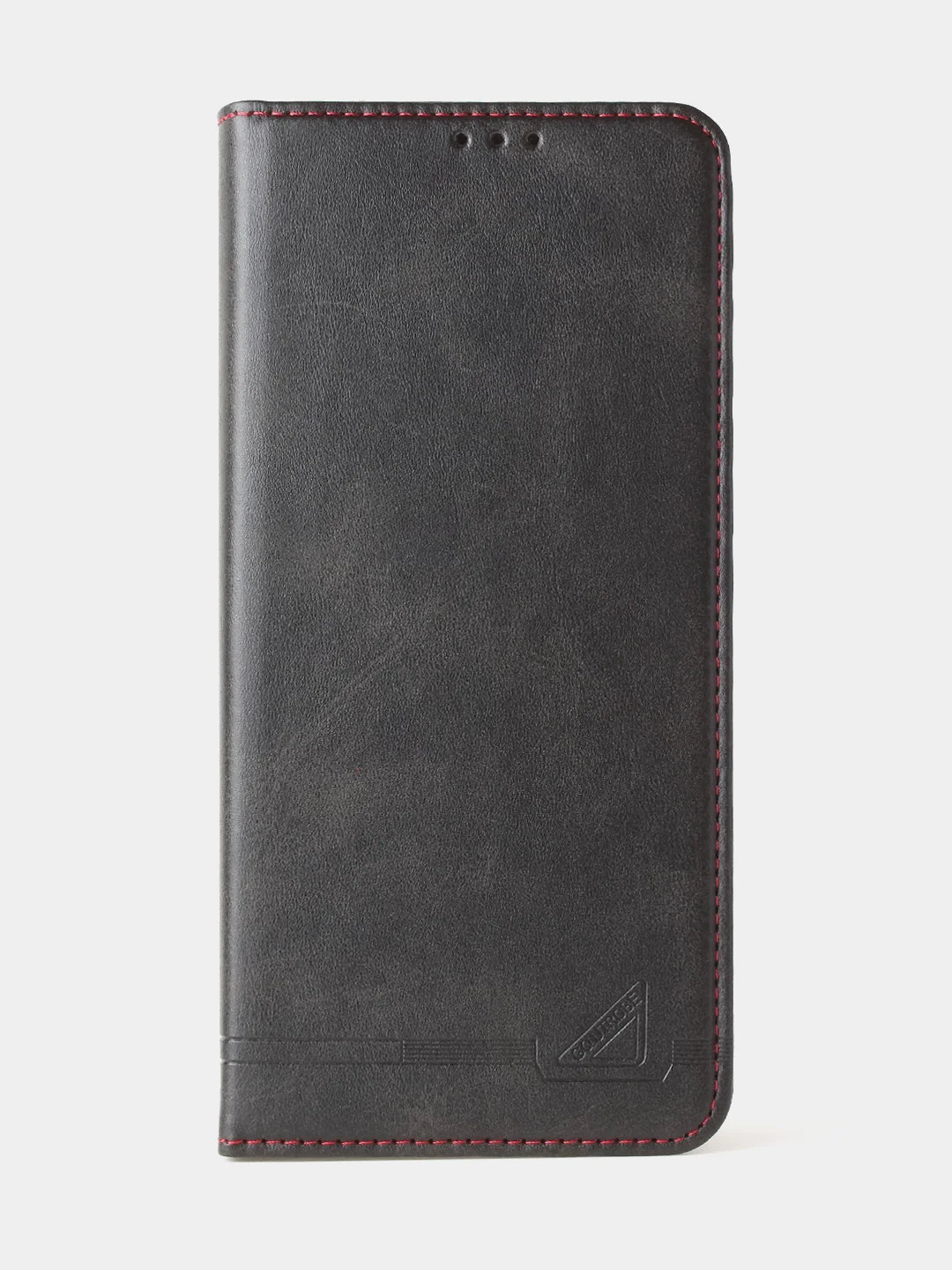 Черный чехол-книжка GQ для Infinix Smart 6 Plus, искусственная кожа
