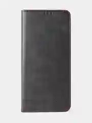 Черный чехол-книжка GQ для Infinix Smart 6 Plus, искусственная кожа