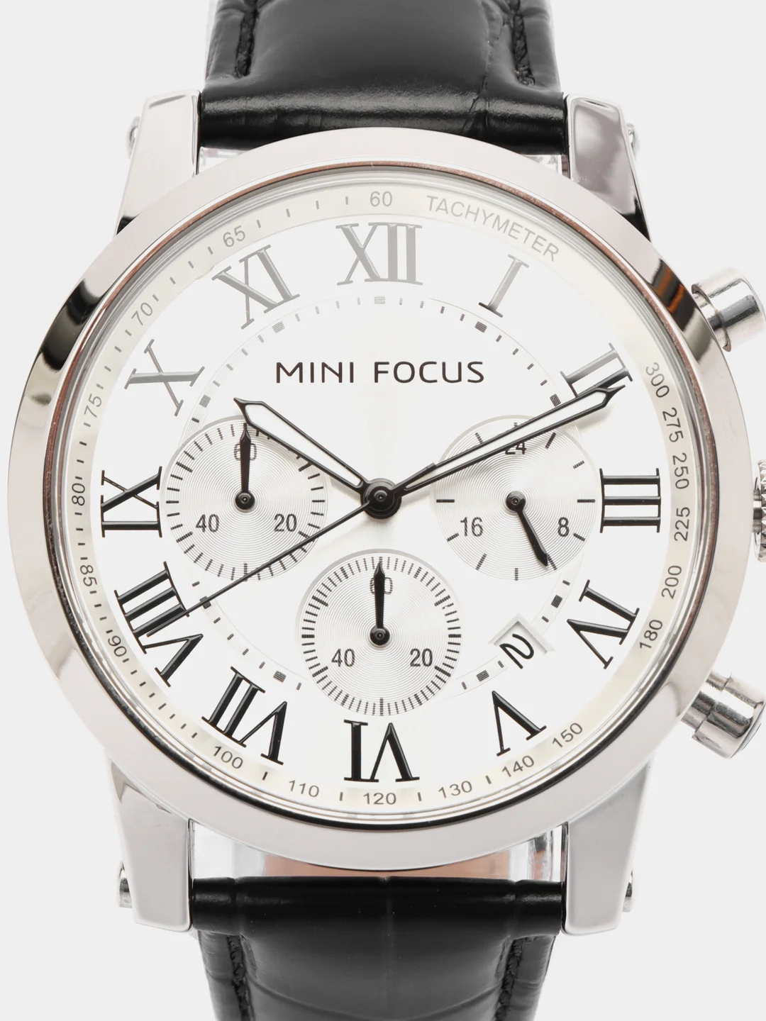 Золотой мужские наручные часы Mini Focus MF0415G, с хронографом, в подарочной упаковке