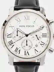 Золотой мужские наручные часы Mini Focus MF0415G, с хронографом, в подарочной упаковке