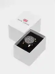 Угольный мужские наручные часы Mini Focus MF0415G, с хронографом, в подарочной упаковке