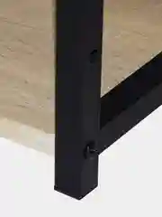 Стол на металлокаркасе Brabix Loft,1200х520х1200 мм, 3 полки, цвет дуб натуральный, 641223
