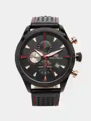 Черный мужские наручные часы Mini Focus MF0011G с хронографом, в подарочной упаковке