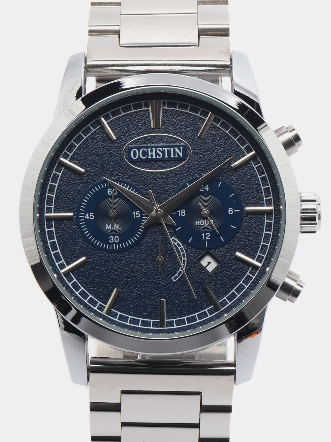 Серый мужские наручные часы Ochstin 6067D с хронографом в подарочной упаковке