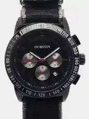 Песочный хаки мужские наручные часы Ochstin 7108B на тканевом ремешке